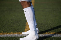 Pressure Grip Shin Sleeves White